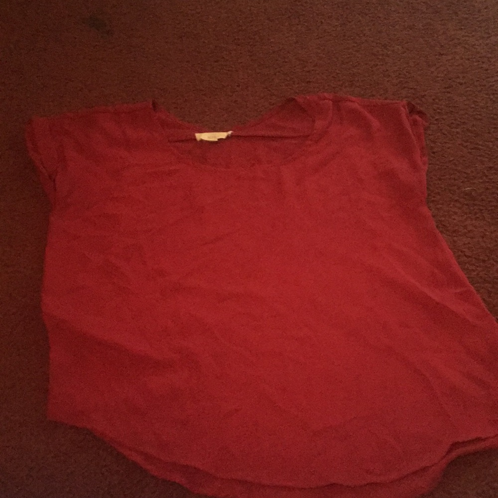 Burgundy blouse